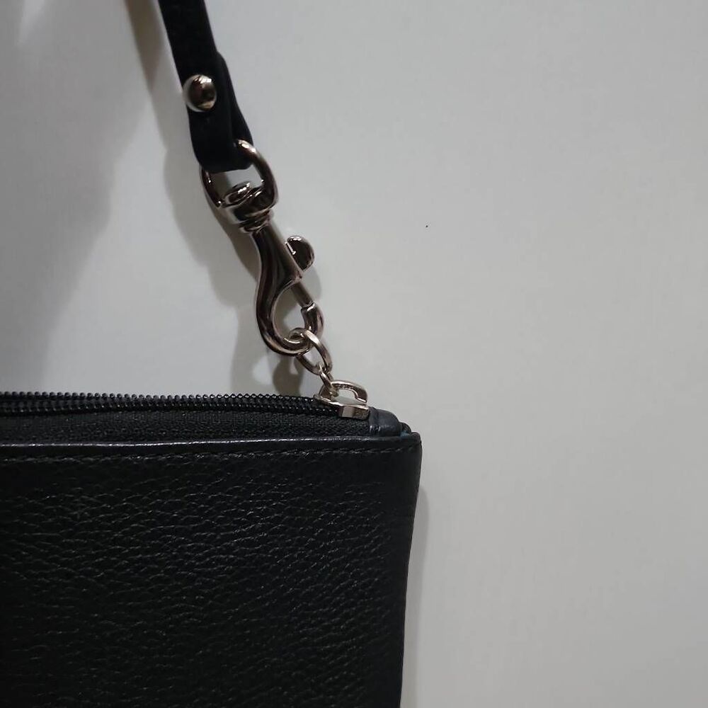 Coach Park Leather Small Wristlet Black - Picture 3 of 8